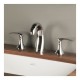 MEZCLADORA DE 8" PARA LAVABO CROMO - Envío Gratuito