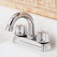 MEZCLADORA PARA LAVABO 4" CROMO RUGO - Envío Gratuito