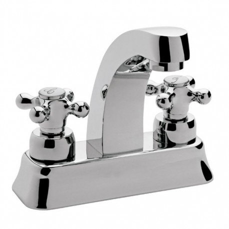MEZCLADORA LAVABO 4" CROMO HELVEX - Envío Gratuito