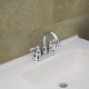MEZCLADORA DUOMANDO PARA LAVABO DE 4" BANBURY CROMO - Envío Gratuito