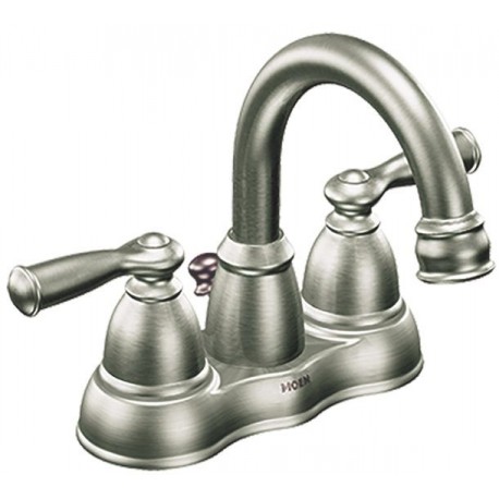 MEZCLADORA DUOMANDO PARA LAVABO DE 4" BANBURY NÍQUEL CEPILLADO - Envío Gratuito