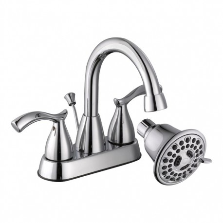 MEZCLADORA PARA BAÑO EDGEWOOD CROMO - Envío Gratuito
