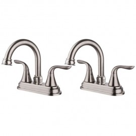 JUEGO DE 2 LLAVES MEZCLADORAS PARA BAÑO DE 4 " ALEIDAS - Envío Gratuito
