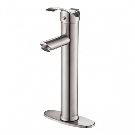 LLAVE MEZCLADORA MONOMANDO PARA BAÑO TUZLA NIQUEL FLOWELL - Envío Gratuito