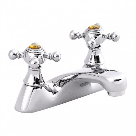 LLAVE MEZCLADORA PARA LAVABO CORA 4" CROMO - Envío Gratuito