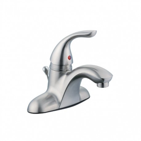 MEZCLADORA PARA LAVABO BUILDERS 4" CROMO - Envío Gratuito