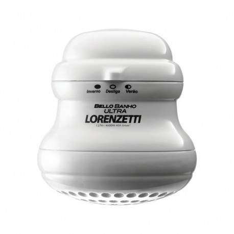 REGADERA AUTOMÁTICA BELLO BANHO 3 TEMPRATURAS BLANCA LORENZETTI - Envío Gratuito
