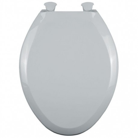 ASIENTO PARA BAÑO ALARGADO PLÁSTICO BLANCO - Envío Gratuito