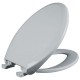 ASIENTO PARA BAÑO ALARGADO PLÁSTICO BLANCO - Envío Gratuito
