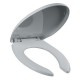 ASIENTO PARA BAÑO ESTILO FUSIÓN ROBUSTO EN COLOR BLANCO - Envío Gratuito