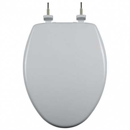 ASIENTO PARA BAÑO ALARGADO PERMAJUSTE PLÁSTICO BLANCO - Envío Gratuito