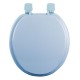ASIENTO PARA BAÑO REDONDO ACOLCHADO AZUL - Envío Gratuito