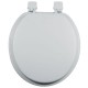 ASIENTO PARA BAÑO REDONDO ACOLCHADO BLANCO - Envío Gratuito