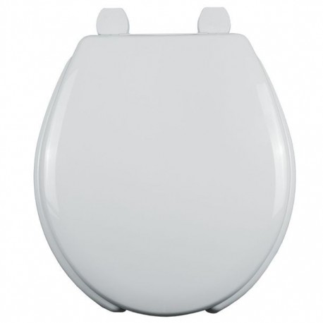 ASIENTO PARA BAÑO REDONDO DE PLÁSTICO BLANCO - Envío Gratuito