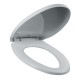 ASIENTO PARA BAÑO ESTILO FUSIÓN ESTILIZADO EN COLOR BLANCO - Envío Gratuito