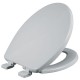 ASIENTO PARA BAÑO ESTILO FUSIÓN ESTILIZADO EN COLOR BLANCO - Envío Gratuito