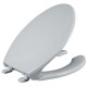 ASIENTO PARA BAÑO CON PERNO DE ACERO INOXIDABLE BLANCO - Envío Gratuito