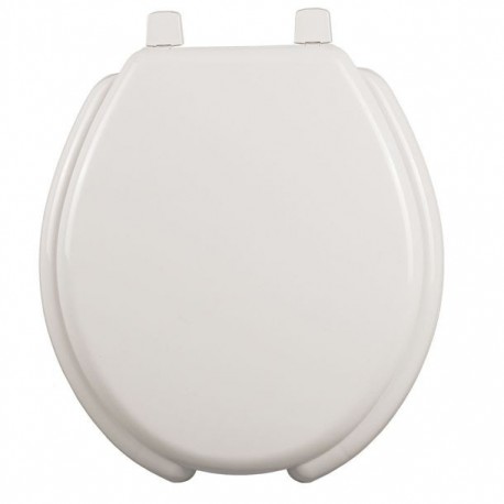 ASIENTO PARA BAÑO REDONDO CON PERNO DE ACERO INOXIDABLE PLÁSTICO HUESO - Envío Gratuito