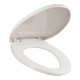 ASIENTO PARA BAÑO ESTILO FUSIÓN ESTILIZADO EN COLOR HUESO - Envío Gratuito