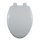 ASIENTO PARA BAÑO REDONDO PERMAJUSTE PLÁSTICO BLANCO - Envío Gratuito