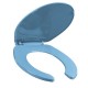 ASIENTO PARA BAÑO REDONDO AZUL HOLANDA - Envío Gratuito