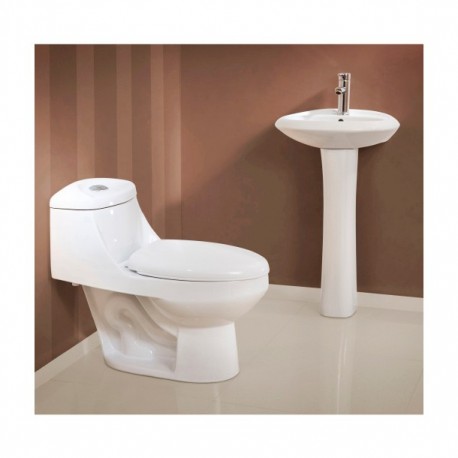 PAQUETE SANITARIO 4 PIEZAS COLOR BLANCO - Envío Gratuito