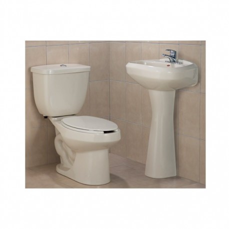 PAQUETE SANITARIO EXTREMO DUAL HUESO / LAVABO HUESO - Envío Gratuito