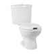 SANITARIO ECO DUAL REDONDO BCO 3 Y 4.8 L - Envío Gratuito