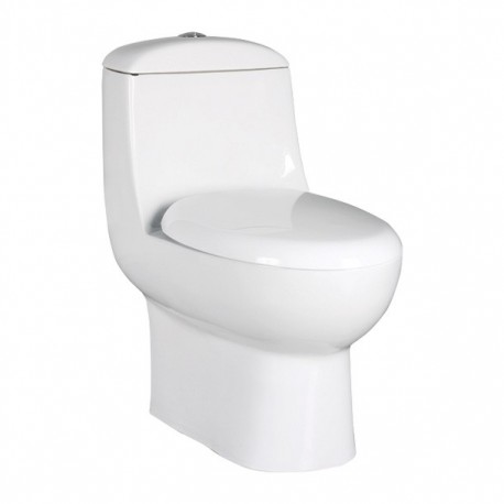 SANITARIO NEMESIS BLANCO 1 PIEZA 3 Y 5 L - Envío Gratuito