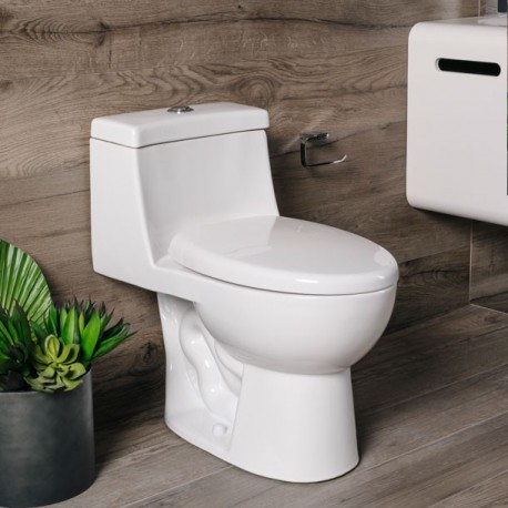 SANITARIO LOGAN UNA PIEZA ECOLOGICO - Envío Gratuito