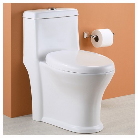 SANITARIO SIBERIA BLANCO 1 PIEZA 3.8 Y 4.8 L - Envío Gratuito