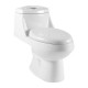 SANITARIO ZEUS BLANCO 1 PIEZA 3.8 Y 4.8 L - Envío Gratuito