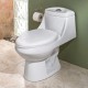 SANITARIO ZEUS BLANCO 1 PIEZA 3.8 Y 4.8 L - Envío Gratuito