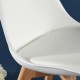 SILLA FRANKFURT BLANCA, 4 PIEZAS - Envío Gratuito