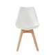 SILLA FRANKFURT BLANCA, 4 PIEZAS - Envío Gratuito