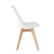 SILLA FRANKFURT BLANCA, 4 PIEZAS - Envío Gratuito