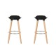 SILLA JASMINE NEGRA, 2 PIEZAS - Envío Gratuito