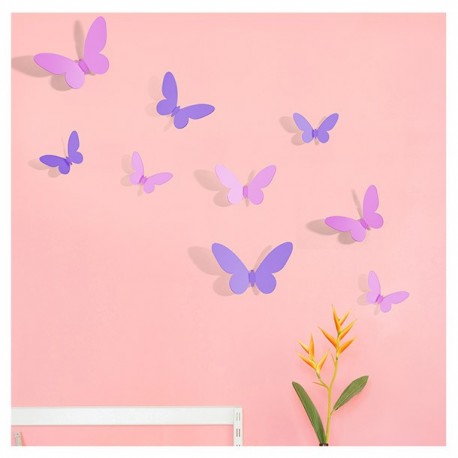 FIGURAS DECORATIVAS MARIPOSAS COMBINADAS BETTER PLACE - Envío Gratuito