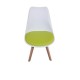 SILLA FRANKFURT BLANCA/VERDE, 2 PIEZAS - Envío Gratuito