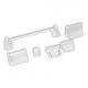 ACCESORIOS PARA BAÑO 6 PIEZAS BLANCO - Envío Gratuito