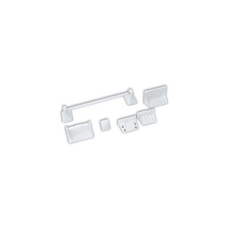 ACCESORIOS PARA BAÑO 6 PIEZAS BLANCO - Envío Gratuito