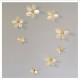 FIGURAS DECORATIVAS FLORES DORADAS - Envío Gratuito