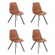 SILLA SAXON CAFÉ, 4 PIEZAS - Envío Gratuito