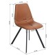 SILLA SAXON CAFÉ, 4 PIEZAS - Envío Gratuito