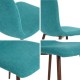 SILLA SCARGILL VERDE, 4 PIEZAS - Envío Gratuito