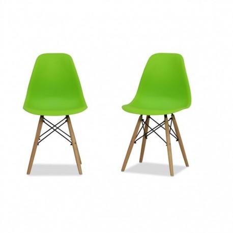SILLA RICO VERDE, 2 PIEZAS - Envío Gratuito