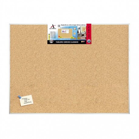 TABLERO ALFRA DE CORCHO 60X90 CM - Envío Gratuito