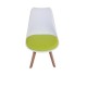SILLA FRANKFURT BLANCA/VERDE, 4 PIEZAS - Envío Gratuito