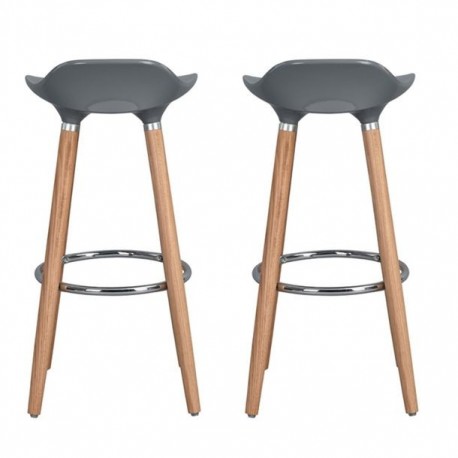 SILLA JASMINE GRIS, 2 PIEZAS - Envío Gratuito