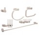 JUEGO DE ACCESORIOS DE BAÑO CALI 6 PIEZAS NÍQUEL - Envío Gratuito